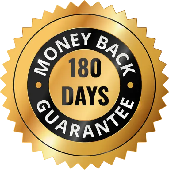 VigorPeak 60-day money-back guarantee badge